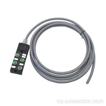 Caixa de distribució M8 impermeable amb cable